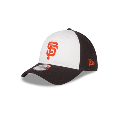 White San Francisco Giants Hat - New Era MLB Core Classic 9TWENTY Adjustable Caps USA8261057